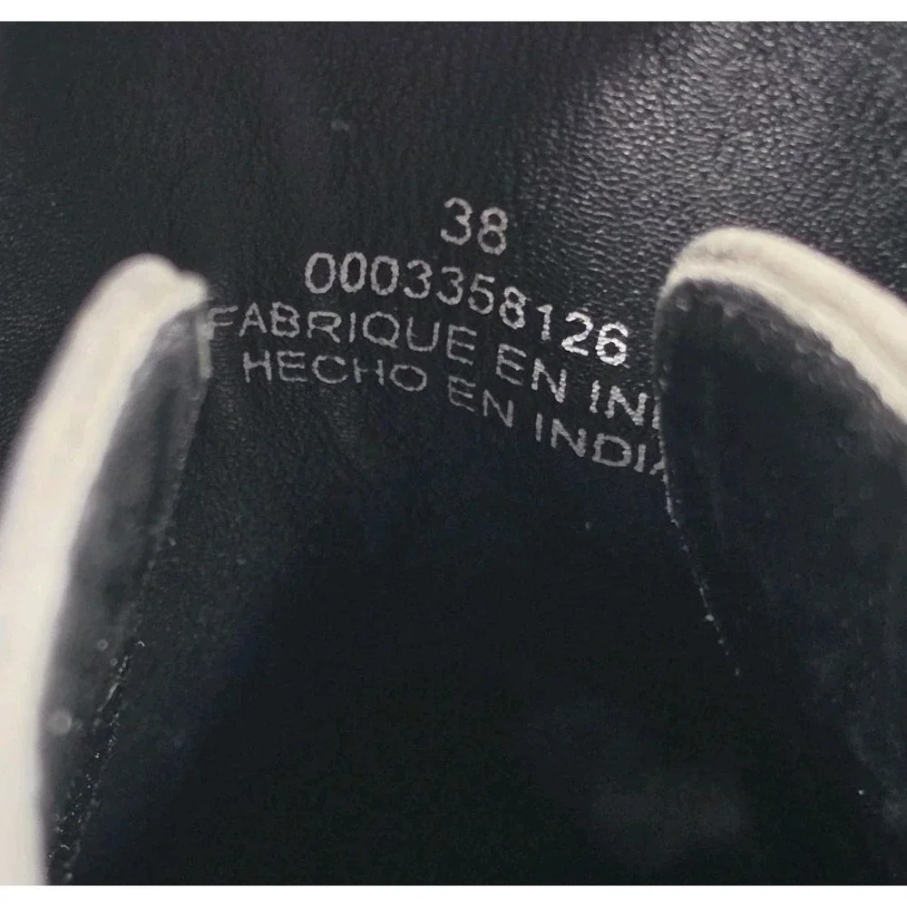 Free People Ankle Boots Womens 38 Black Leather Distressed Pointed Ankle Strap
